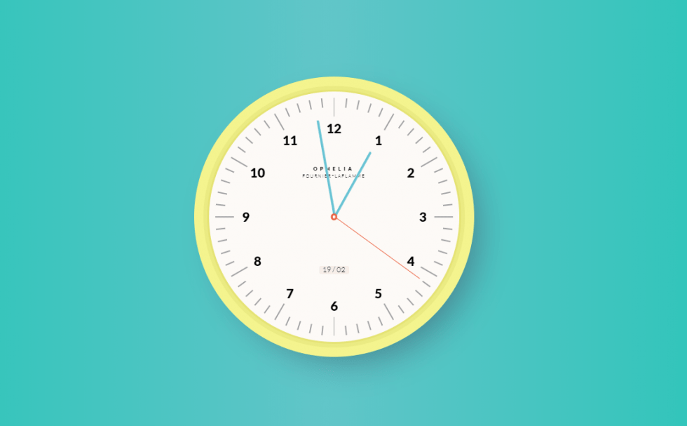 30+ JavaScript Clock Design Code Examples OnAirCode