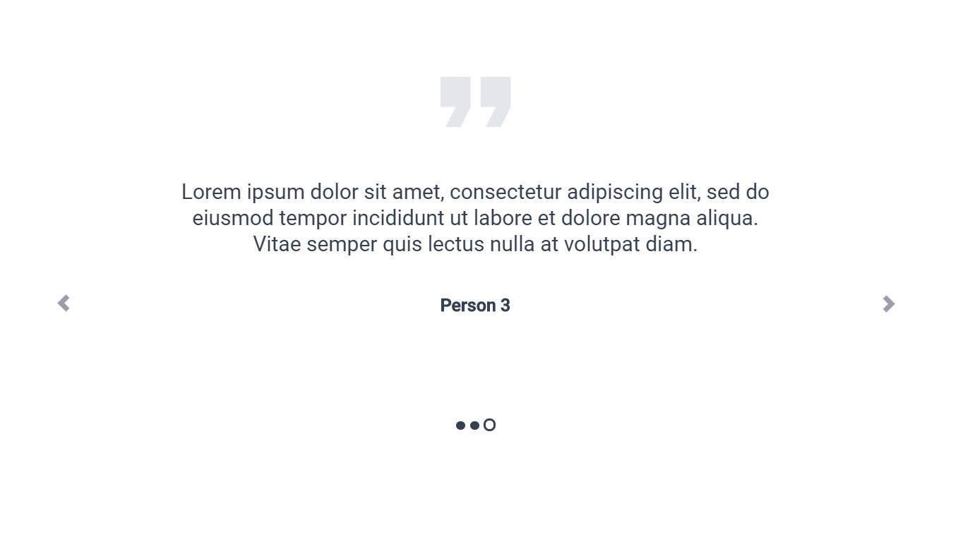 Carousel Testimonial