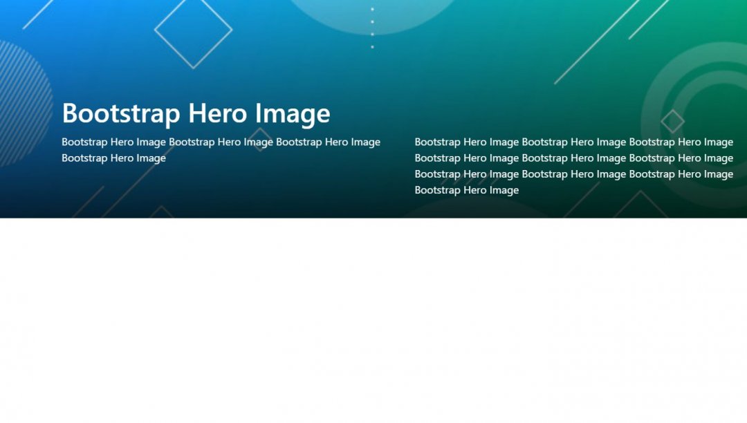 18+ Bootstrap Hero Image Examples OnAirCode