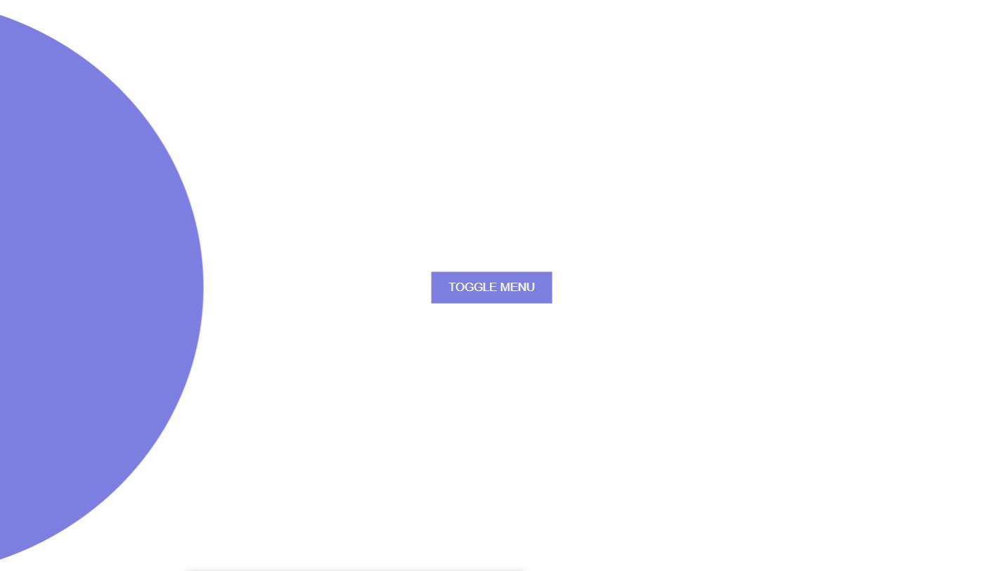 Elastic Sidebar Menu 
