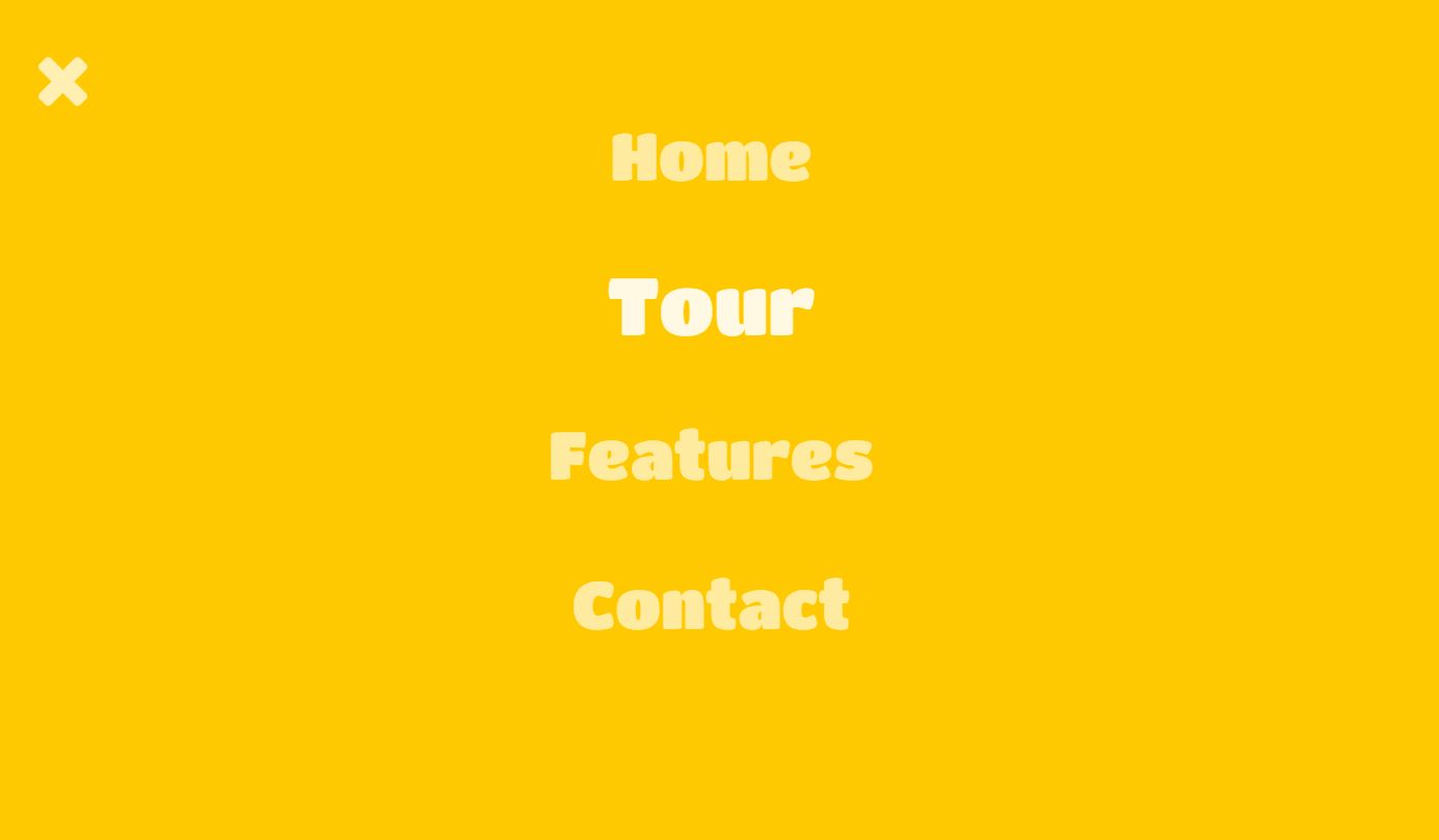 Full Width Menu