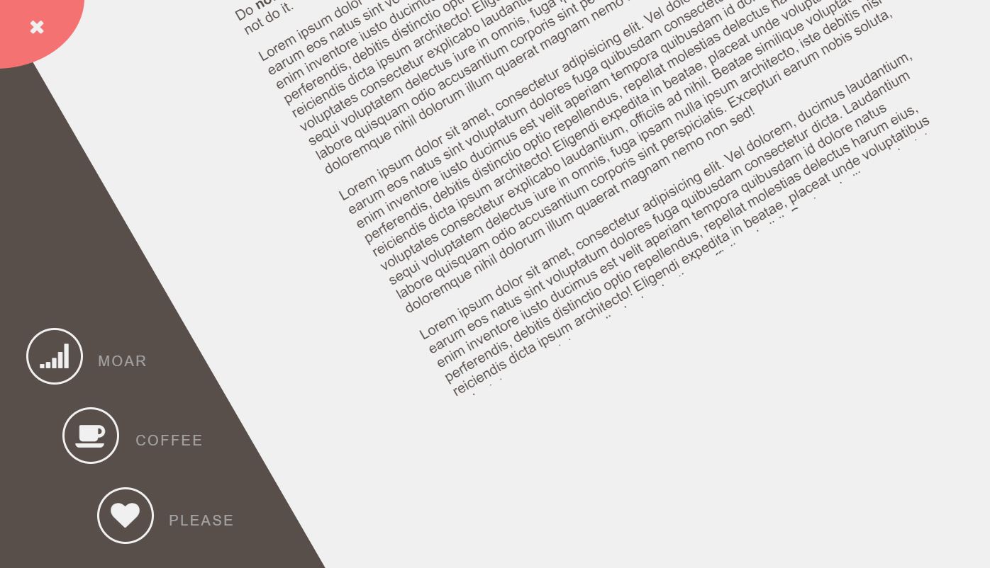 22+ JavaScript Off Canvas Menu Examples OnAirCode