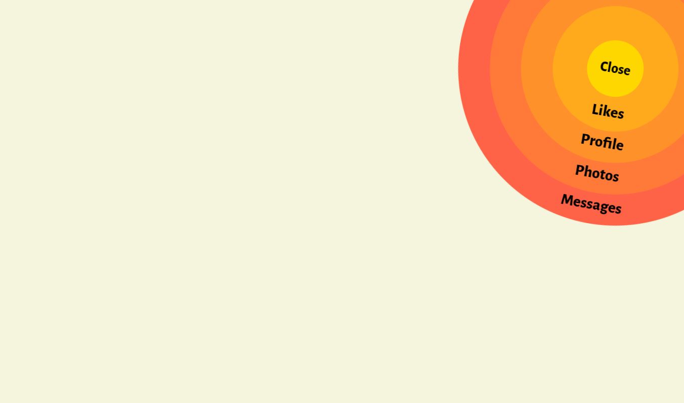 30+ JavaScript Circle Menu Examples OnAirCode