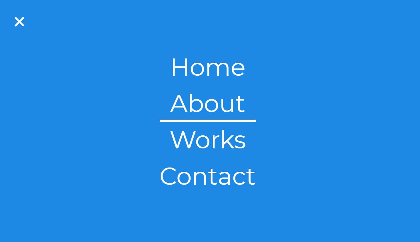 Simple And Cool Navigation Menu Animation 