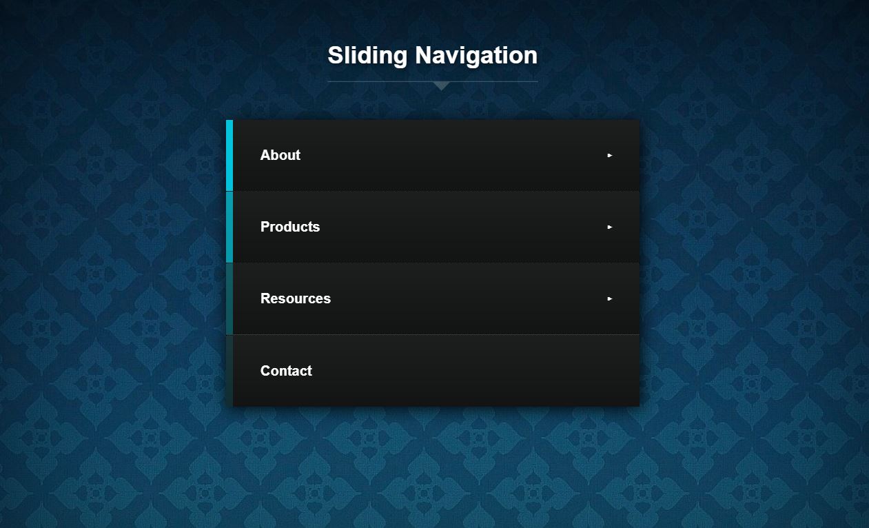 23+ JavaScript Sliding Slide Menu Examples OnAirCode
