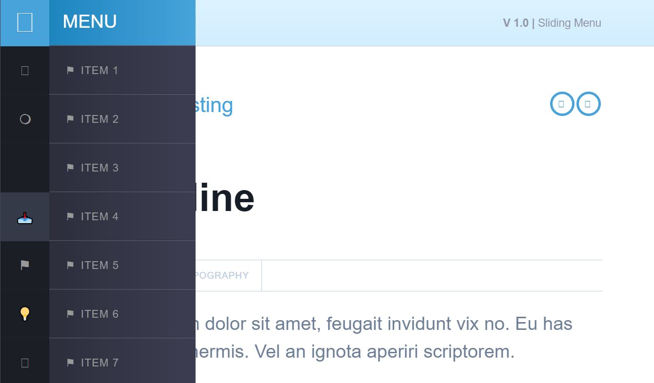 23+ JavaScript Sliding Slide Menu Examples OnAirCode
