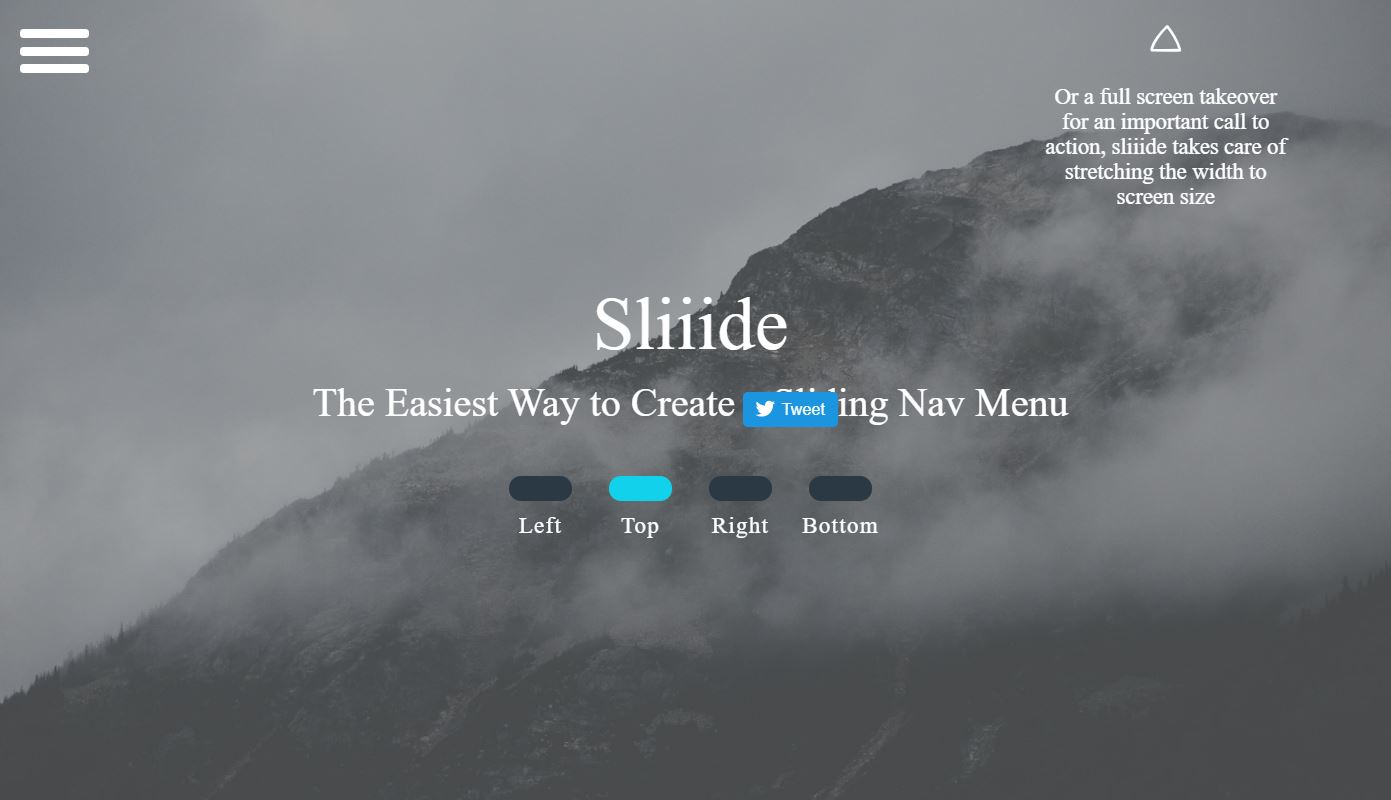 23+ JavaScript Sliding Slide Menu Examples OnAirCode