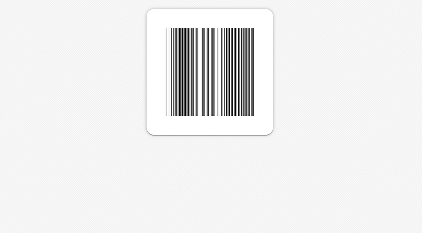CSS3 Barcode And QR Code Merge Made Interactive 