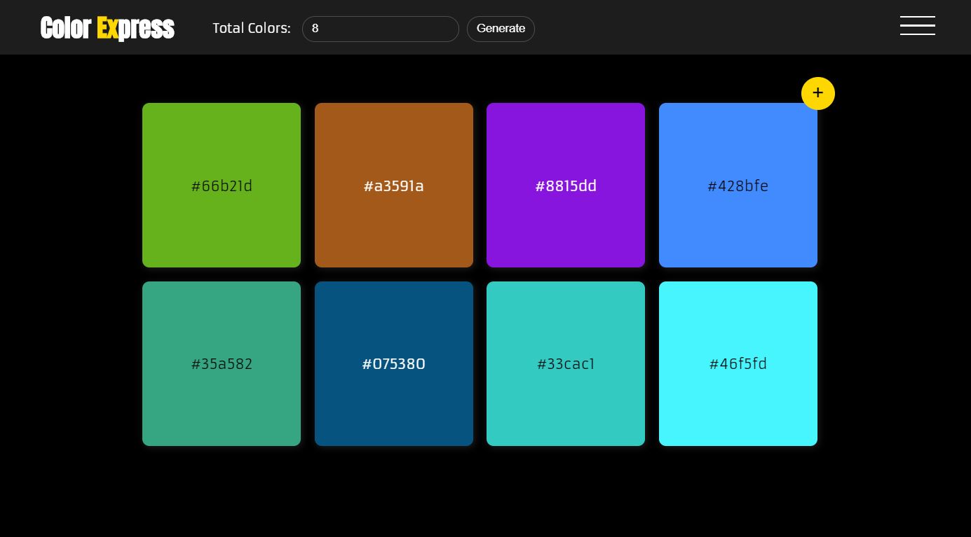 16+ JavaScript Color Palette Design Examples OnAirCode