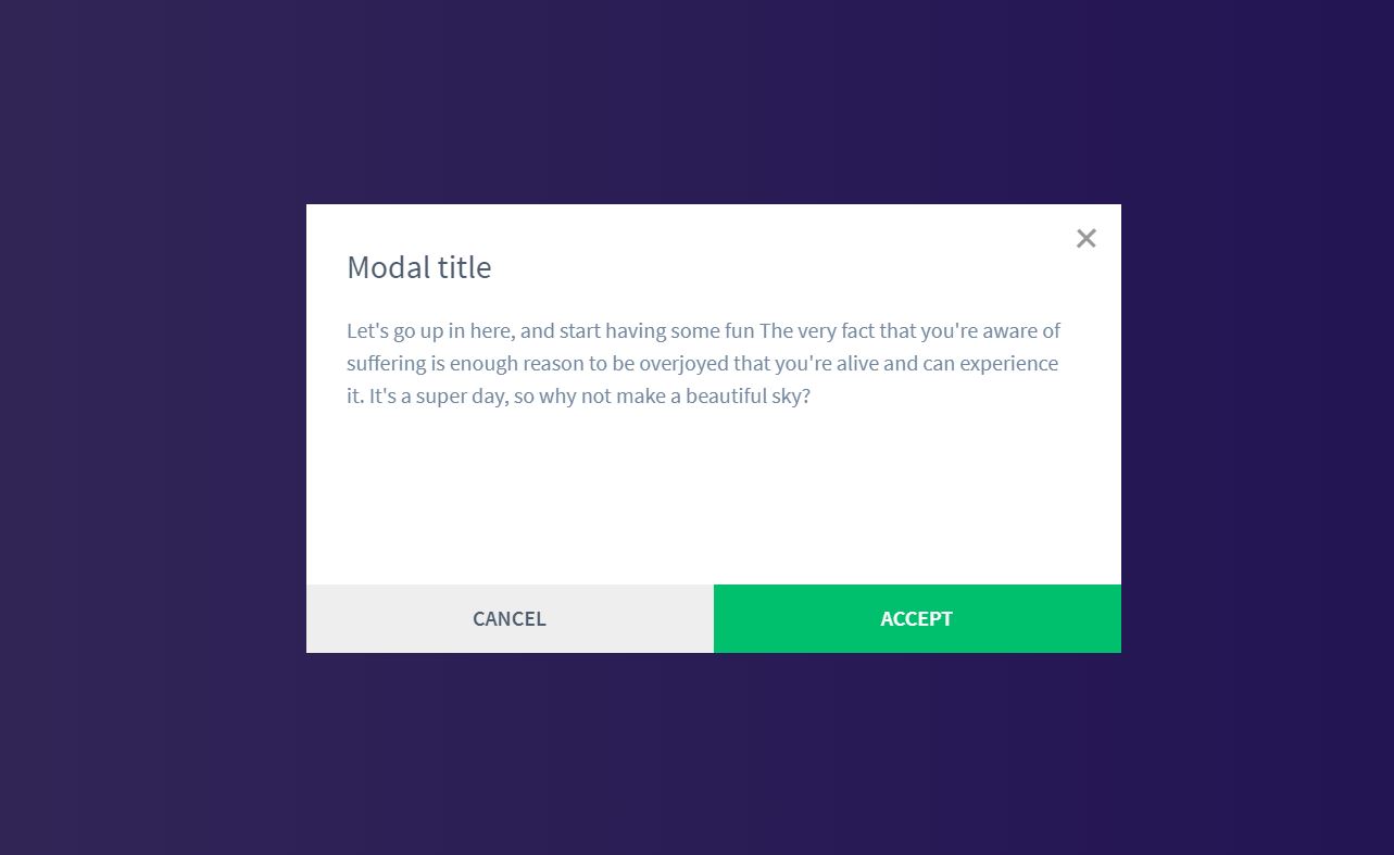 30+ Modal Window JavaScript Design Example OnAirCode
