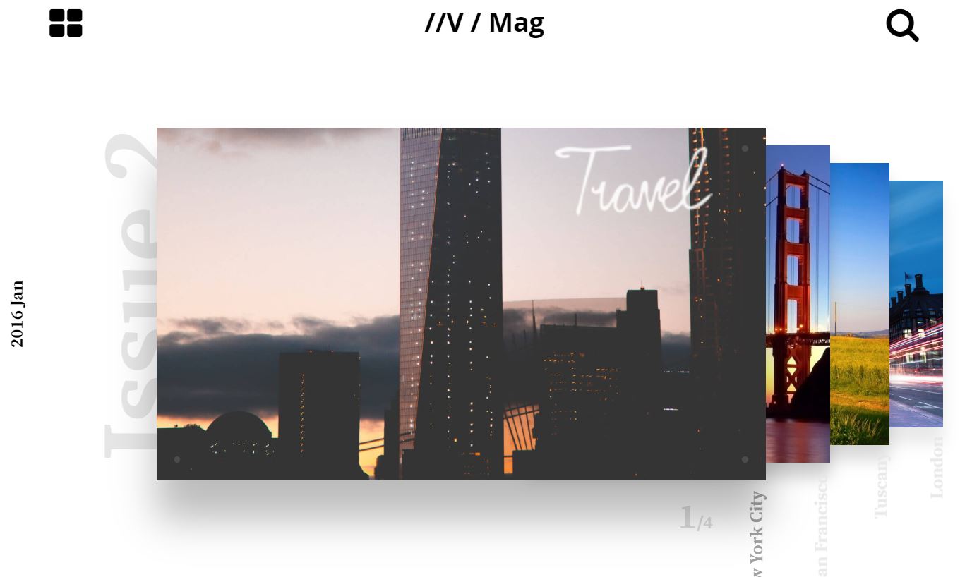 Magazine Template Animation