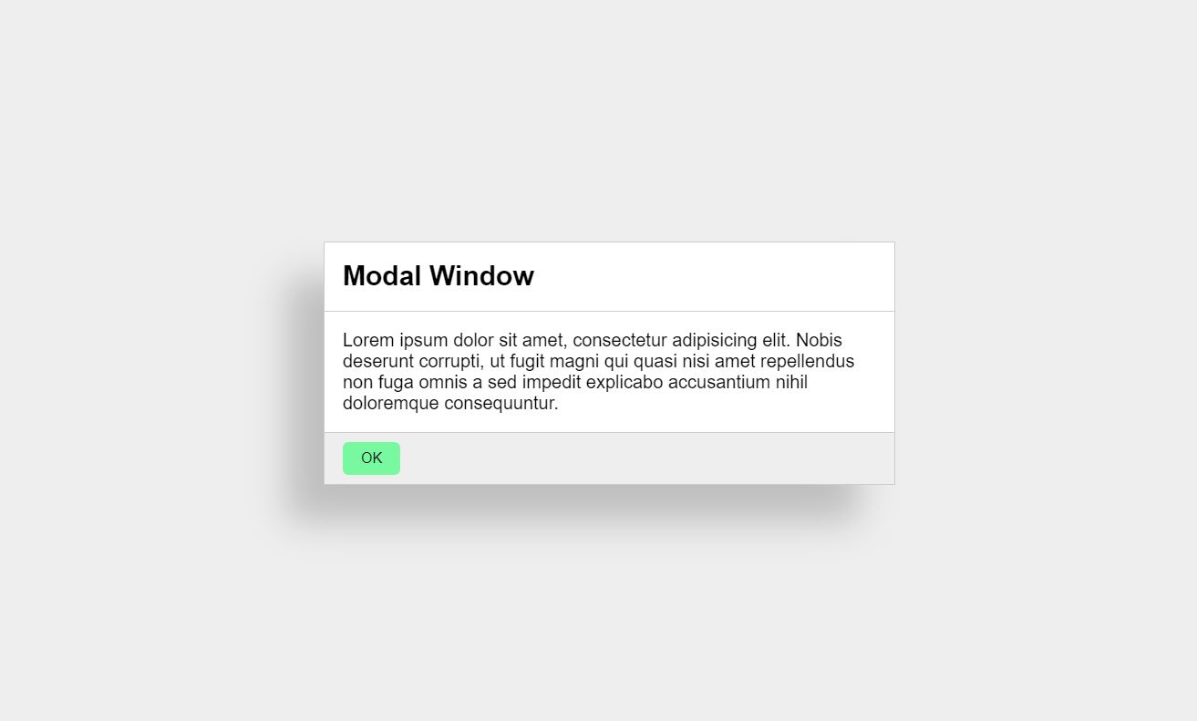 JavaScript/JS Move Modal Box