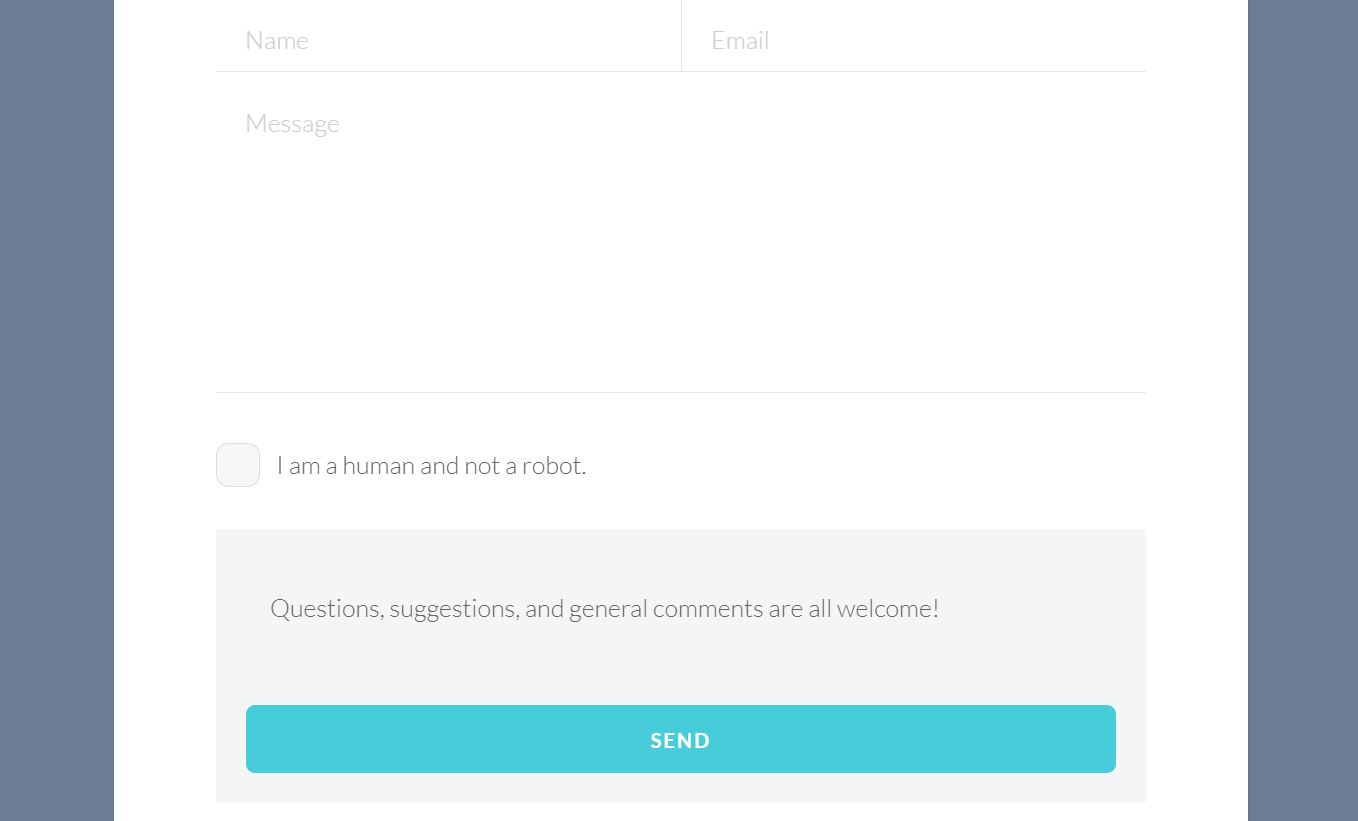 Responsive Popup Website Contact Page 