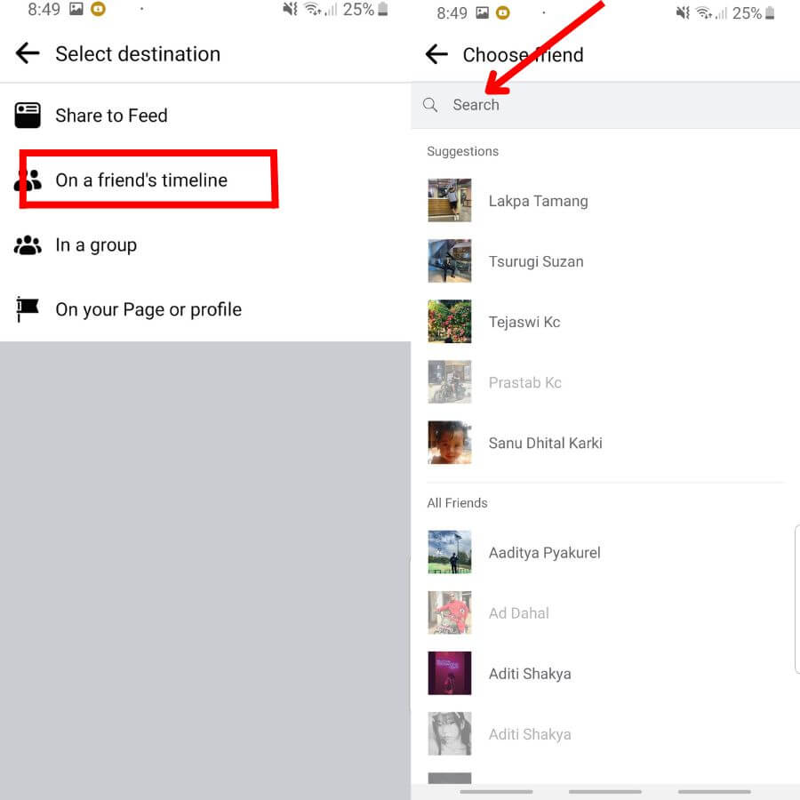 How To Post On Someone's Facebook Timeline