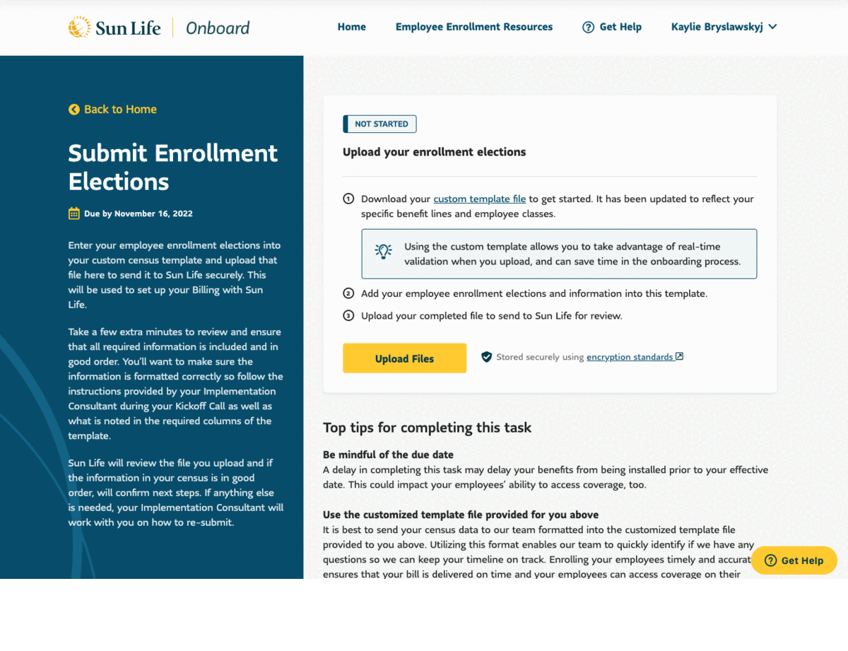 Census validation now available during Sun Life onboarding Sun Life