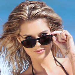 Sarah Harris Water Bikini Photoshoot in Malibu – Celebrity Wiki