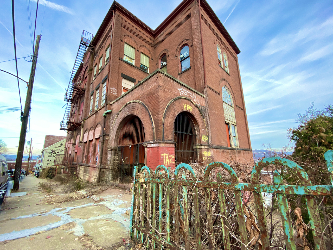 dilapidated abandoned catholic school pittsburgh Once Occupied