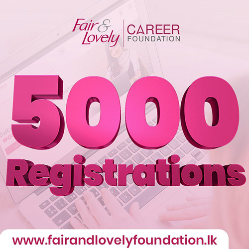 Fair and Lovely career foundation reaches 5000 registrations in just 4