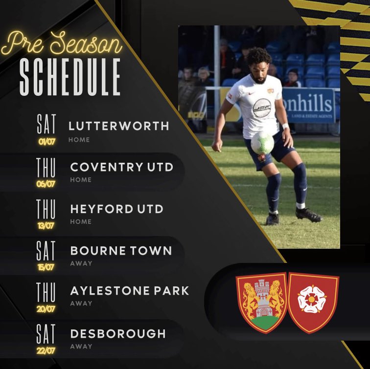 Pre Season Schedule for the First Team Northampton ON Chenecks FC