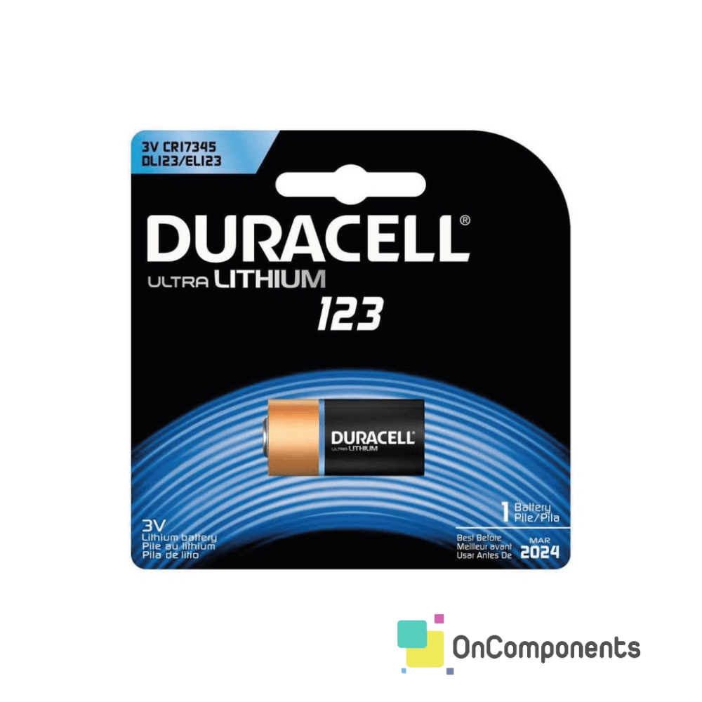 3V CR17345 DL123EL123 DURACELL BATTERY