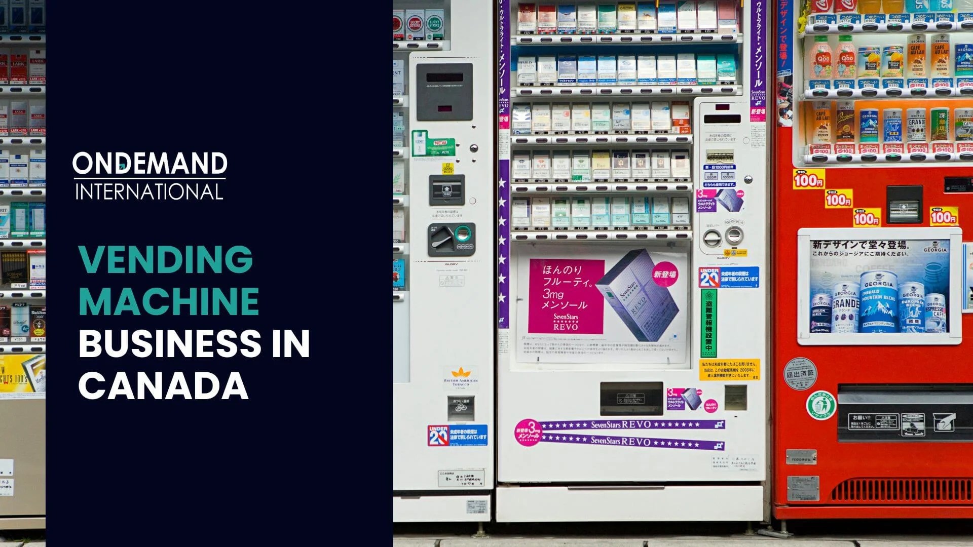 Starting a Vending Machine Business in Canada in 202425 Complete Guide