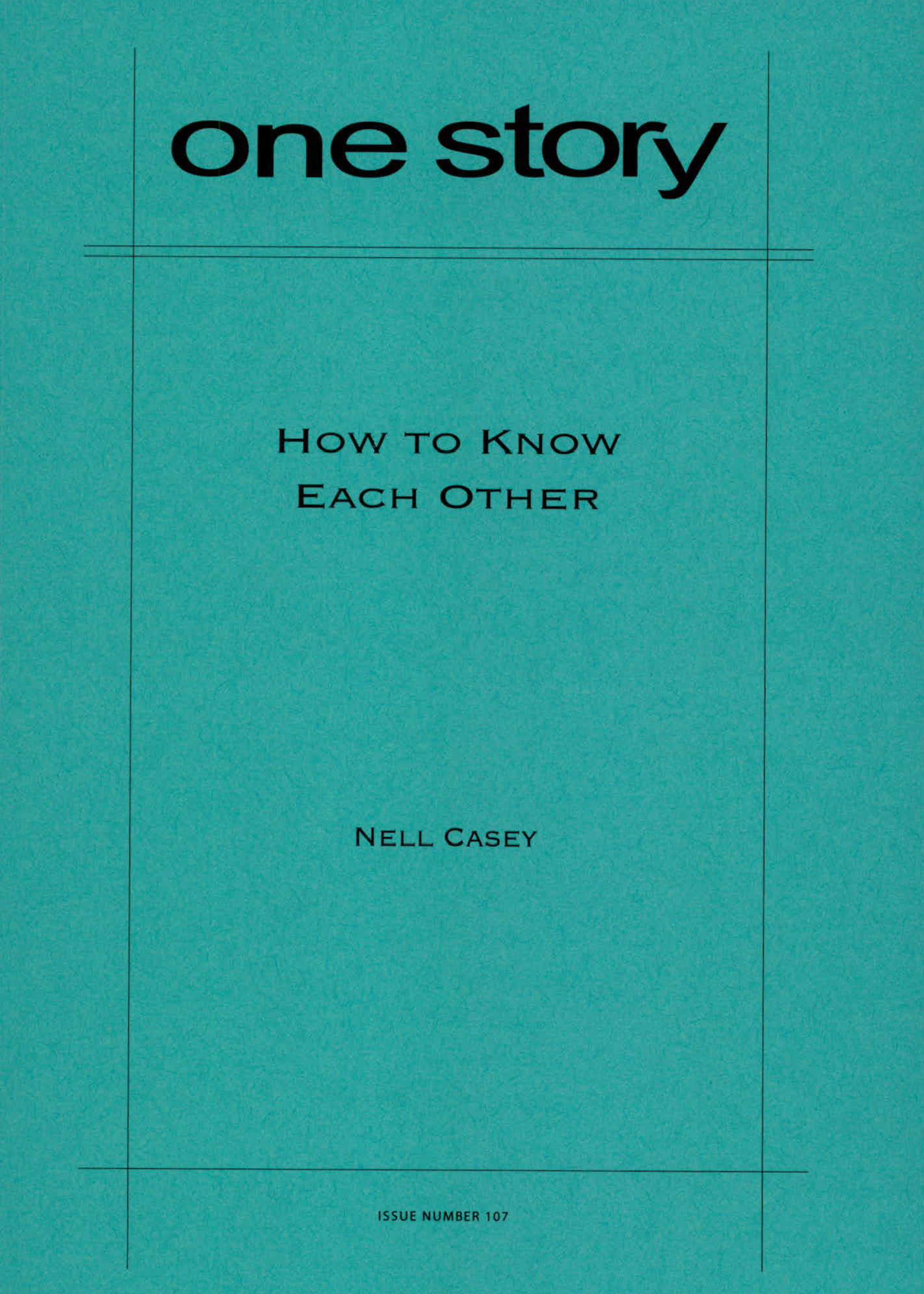 How to Know Each Other One Story