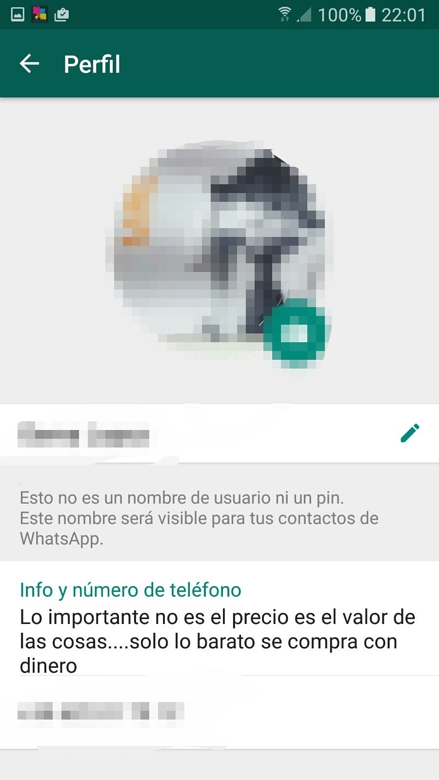 WhatsApp ya permite poner información de estado nuevamente en Android