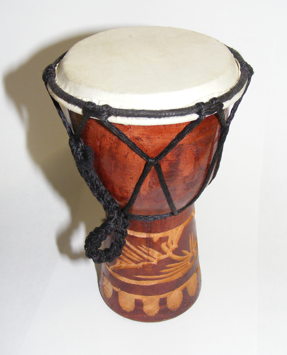 Authentic African Style 20 cm high Hand Carved Djembe Drum Fair Trade