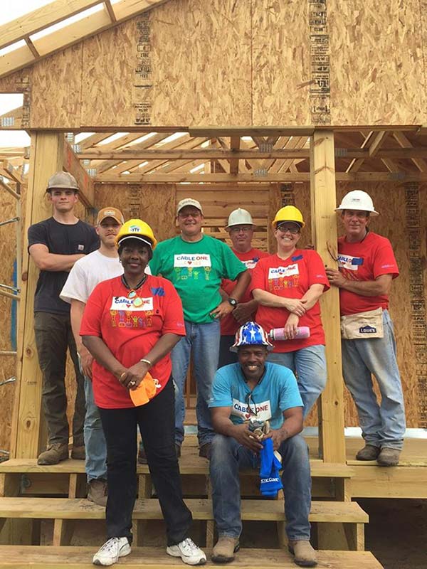 Cable ONE Biloxi Associates Partner with Habitat Humanity One to One