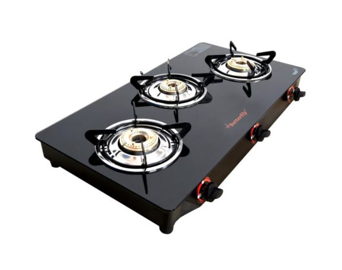 BUTTERFLY TRIO 3B GLASS TOP STOVE one4allspace