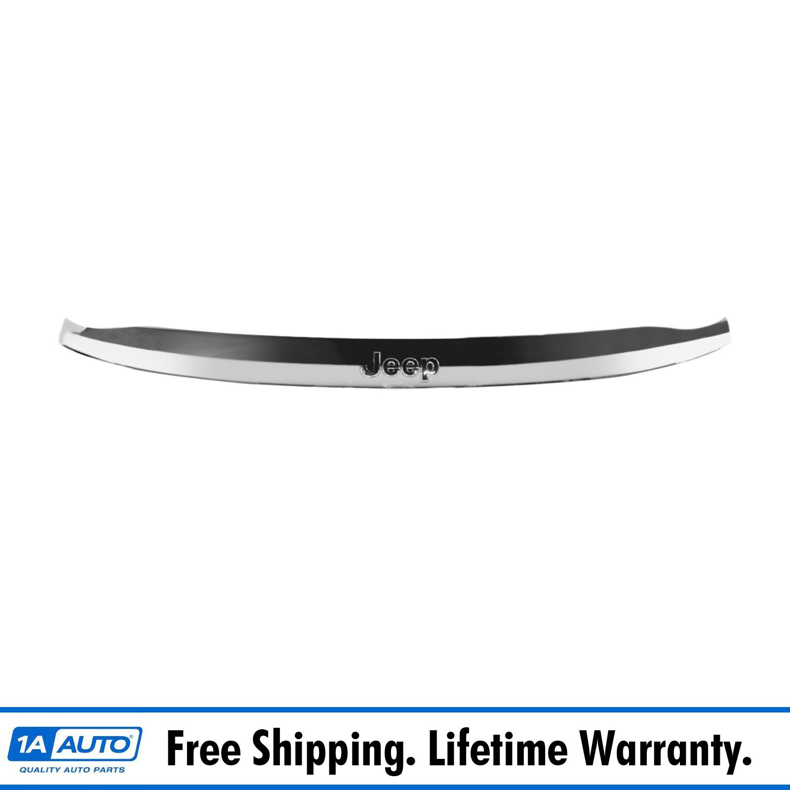 OEM 82212046 Front Air Deflector Bug Shield Chrome for Jeep Grand