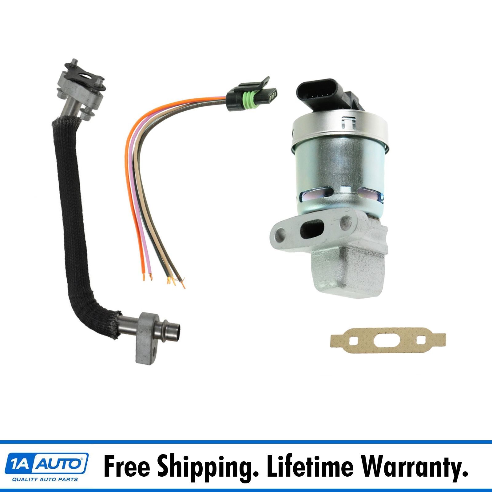 Updated EGR Valve & Tube Kit Set w/ Pigtail for Equinox Pontiac Torrent