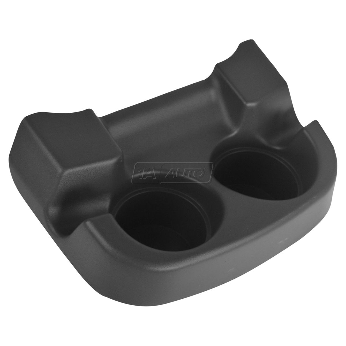 OEM Floor Console Mounted Dual Cup Holder Insert Dark Flint for Ford