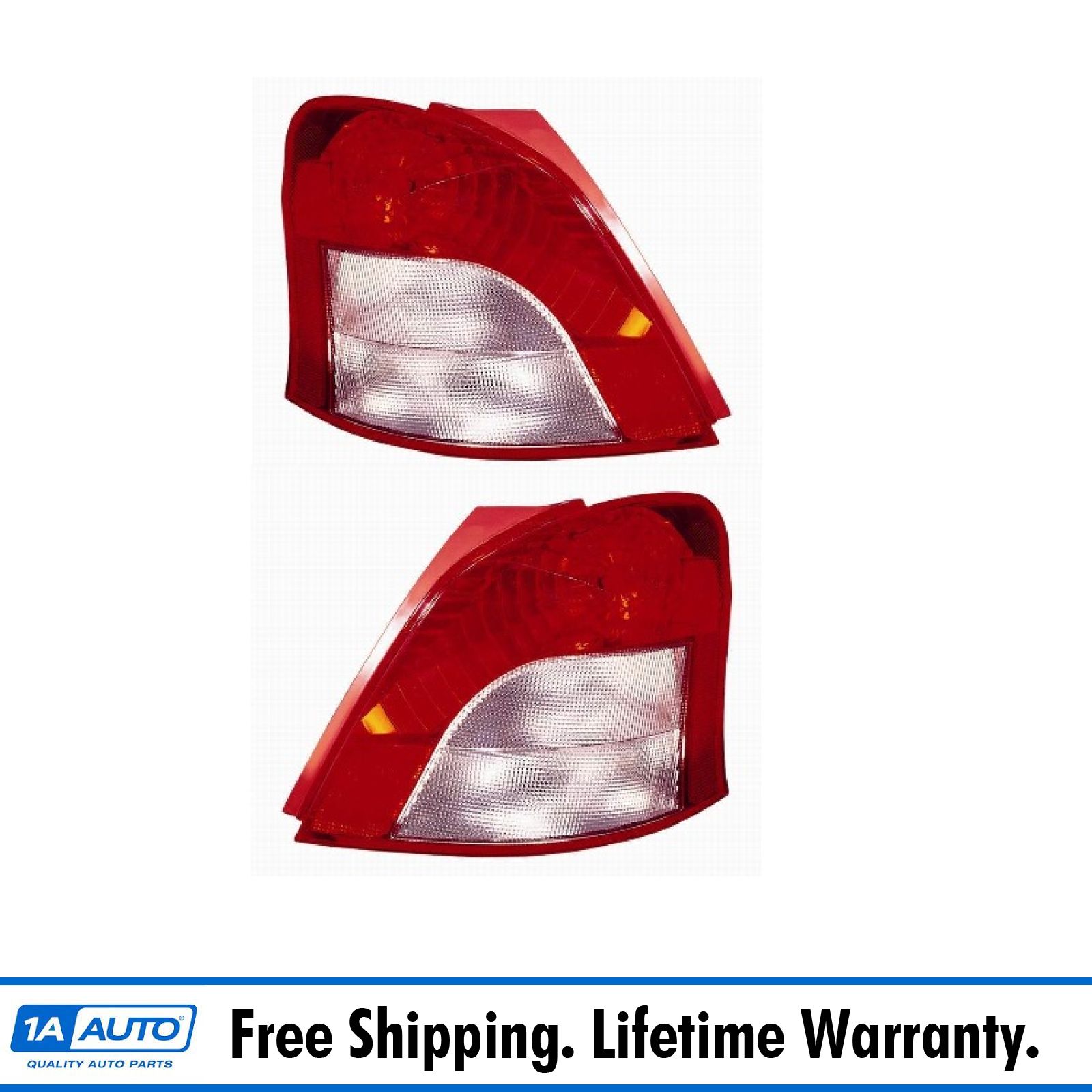 Rear Brake Light Taillight Taillamp Pair Set for 0608 Toyota Yaris
