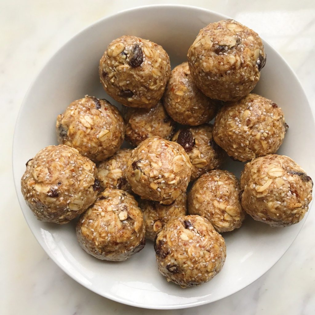 Oatmeal Raisin Energy Balls