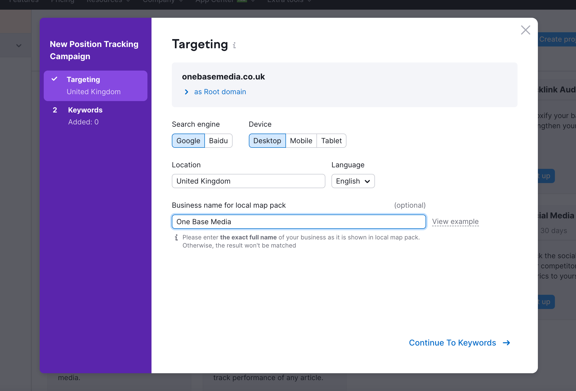 How To Track Keyword Performance Using SEMRush