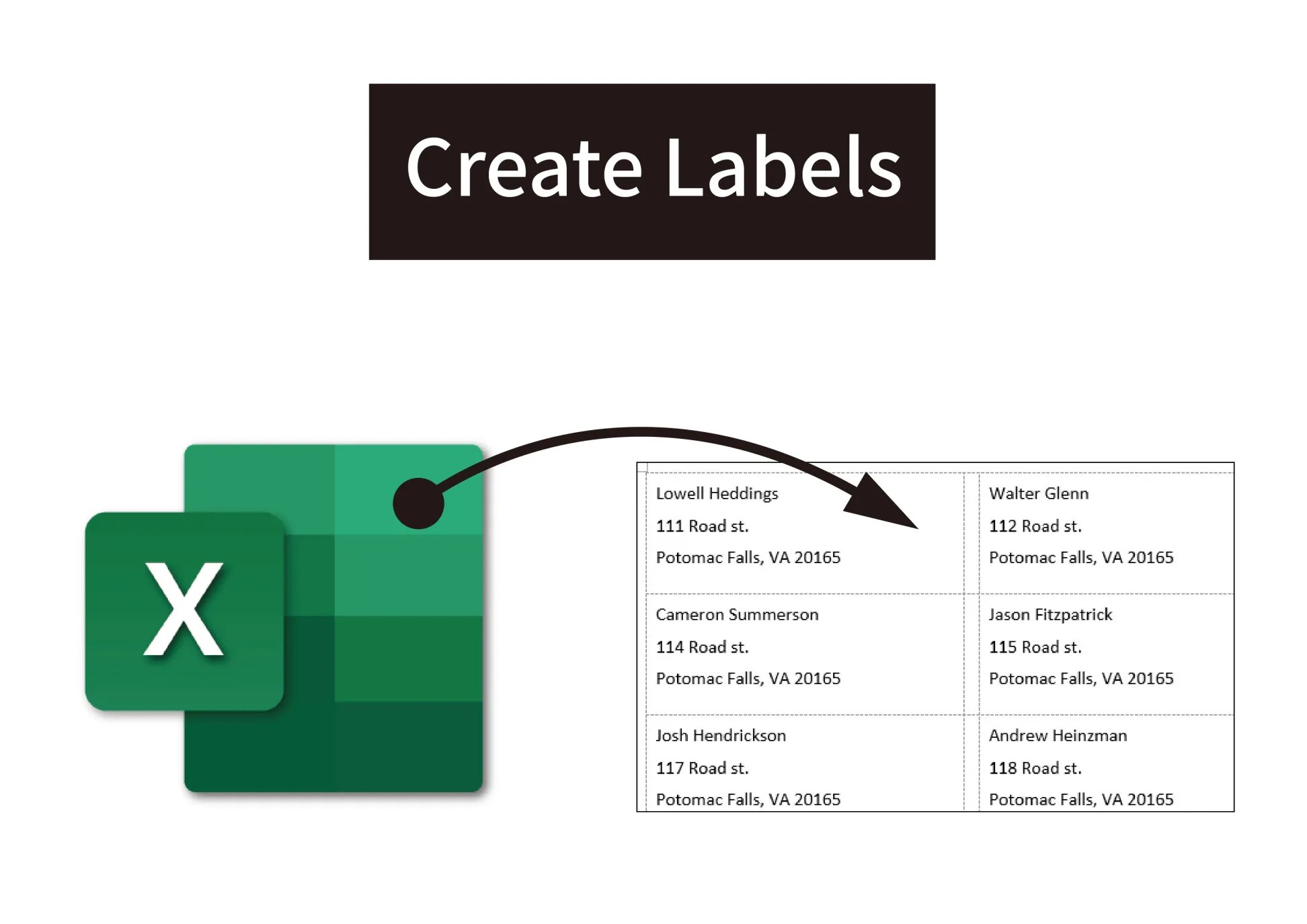 How to Create Labels in Word from an Excel List Onebyonesoft