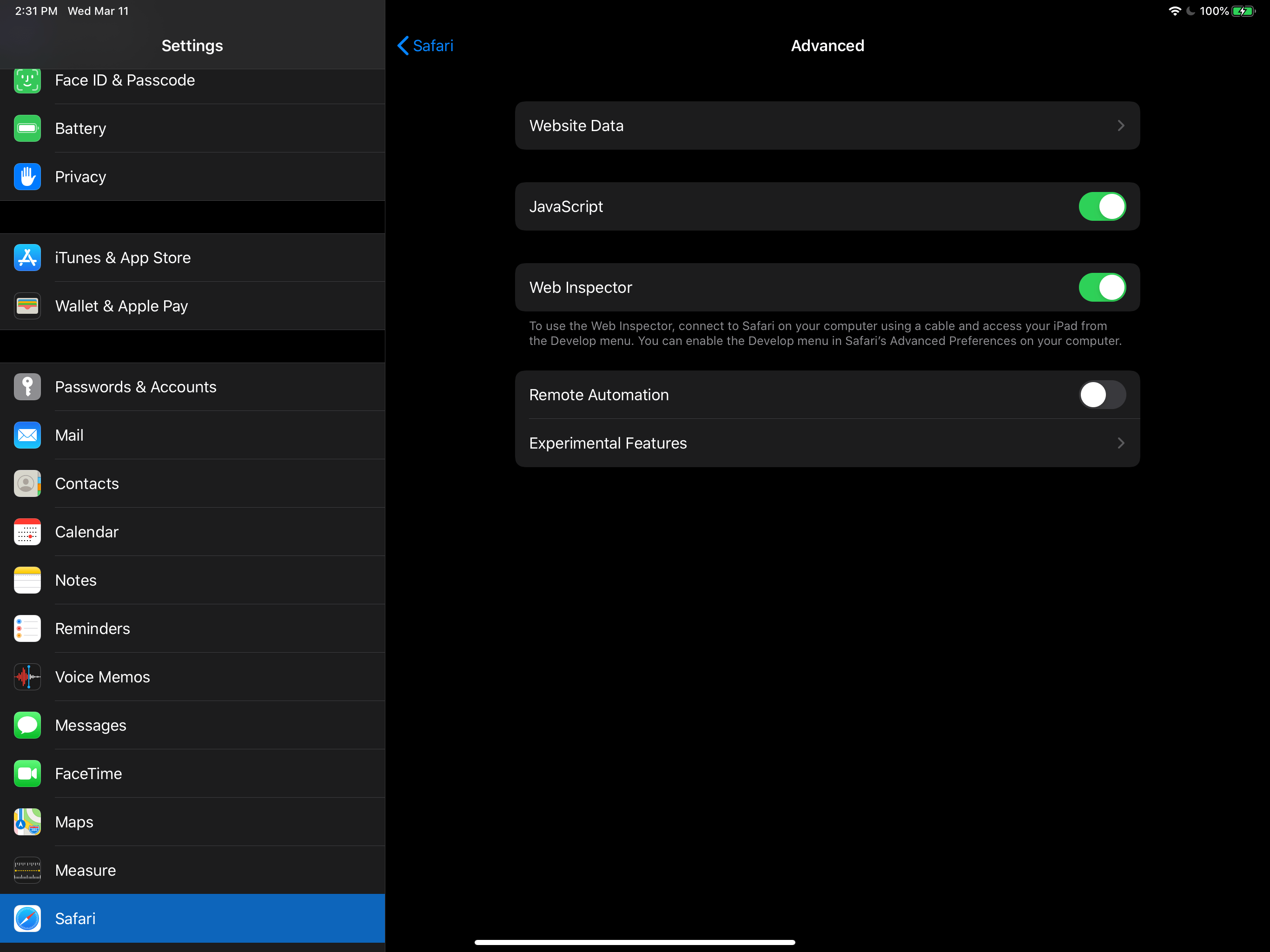 Why is my screen blank on the iPad? One Click Contractor