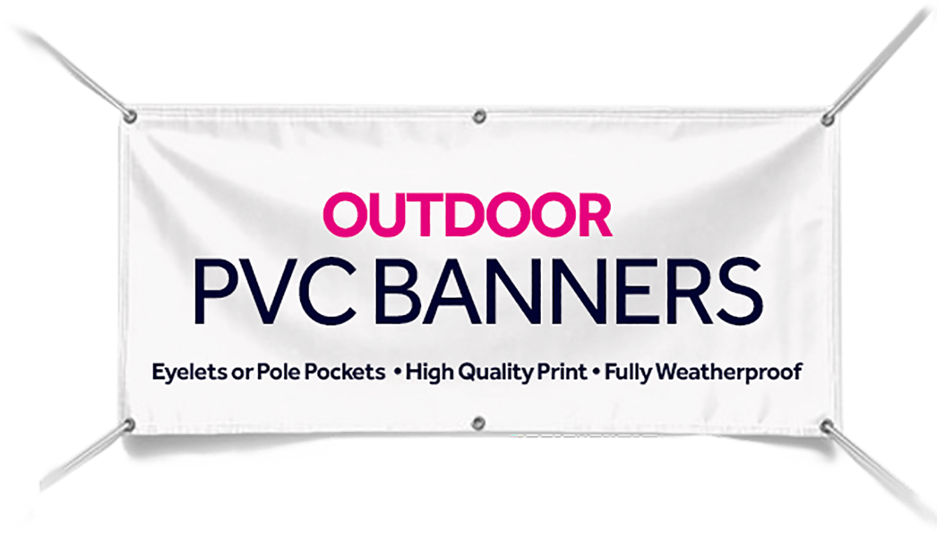 Waterproof PVC Banner Custom Size Printed In London UK