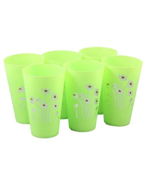 Plastic Picnic Glasses Pack of Six Small Size
