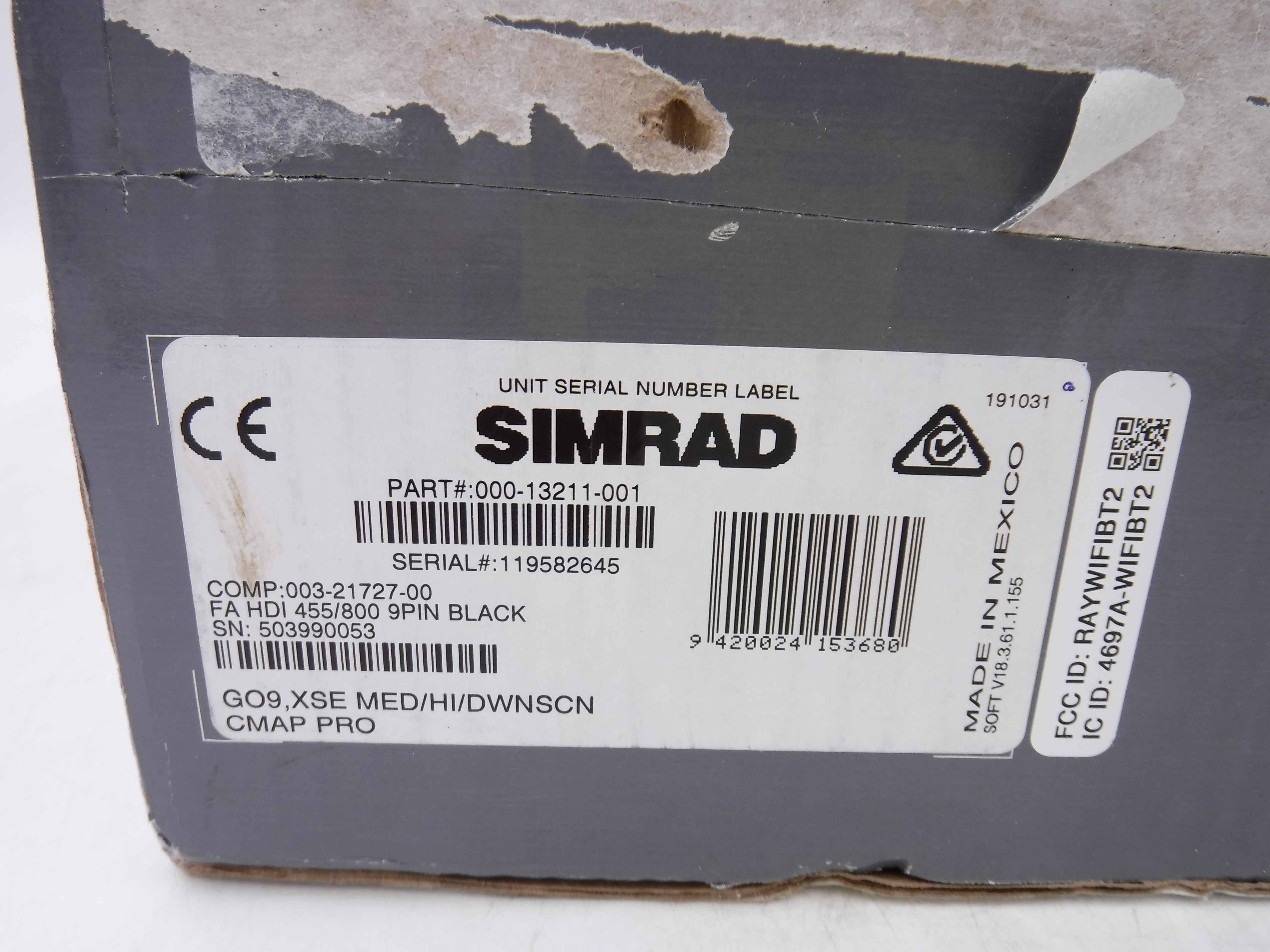 Simrad GO9 XSE 9" Plotter Transducer CMap Insight Pro 00013211001 9420024153680 eBay