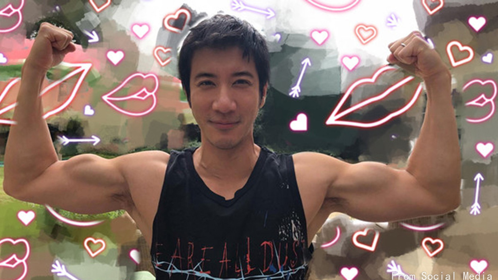 Wang Leehom works out to get his wife's attention 8days