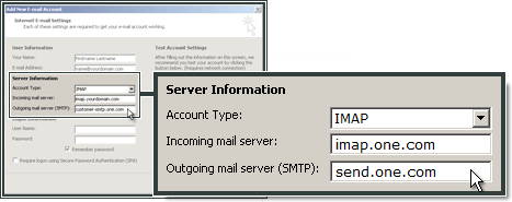 Microsoft Outlook 2007 Instellen – Ondersteuning | One.com
