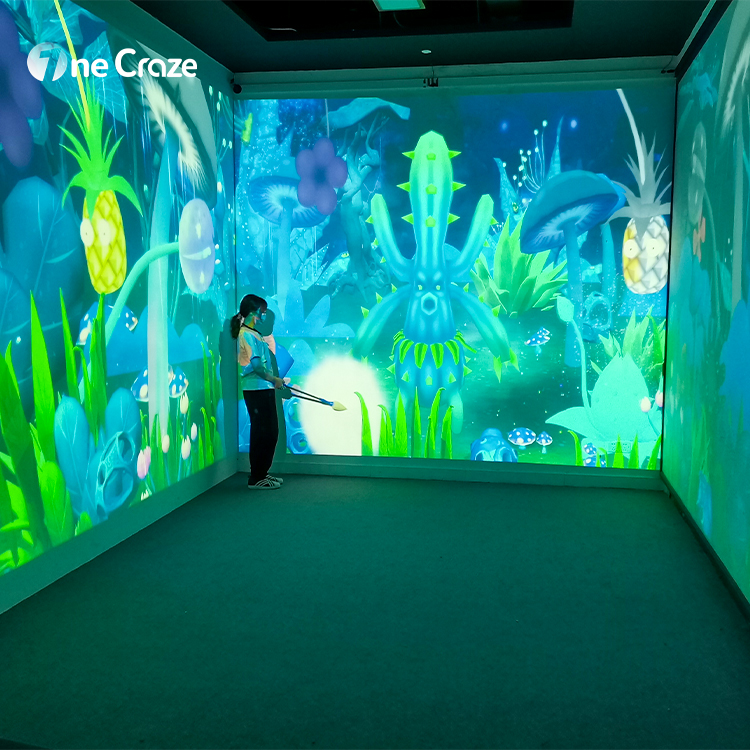 Interactive Wall Projection projector system Indoor wall games