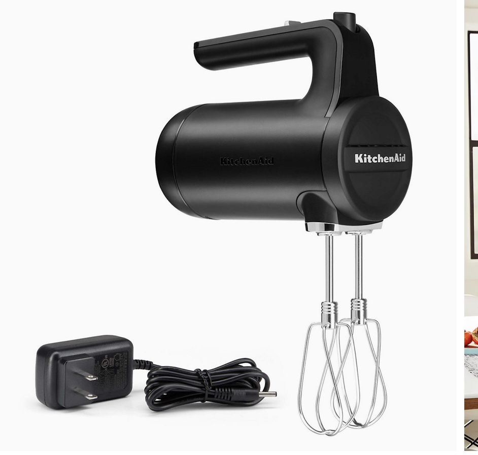 Kitchen Aid Hand Mixer Only 69! Plus 15 back in rewards! One Cute
