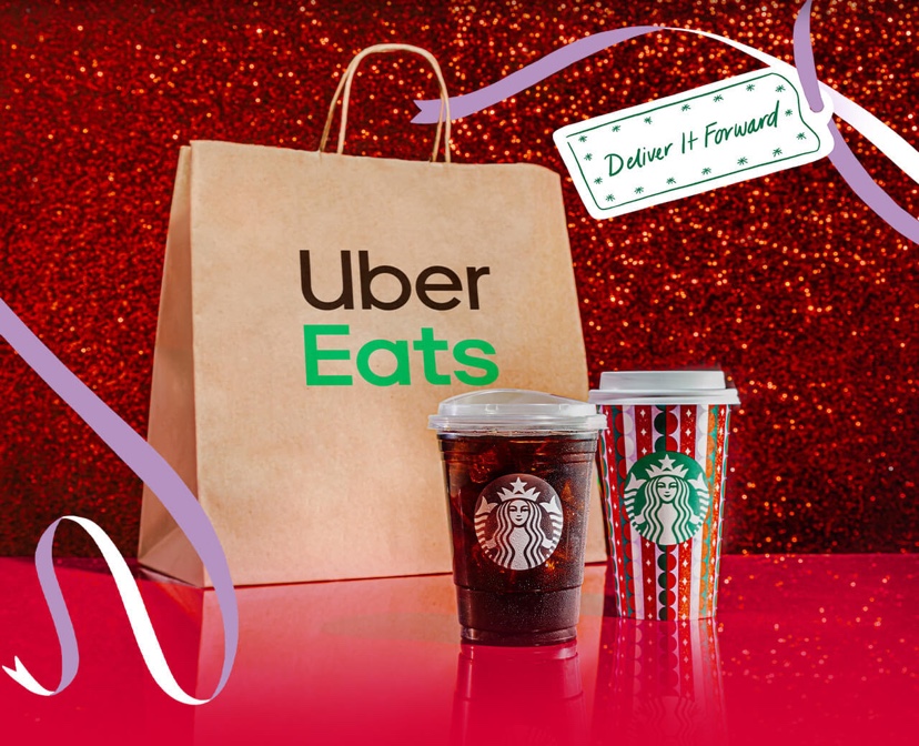 Order Starbucks on UberEats & get a 10 UberEats promo code One Cute
