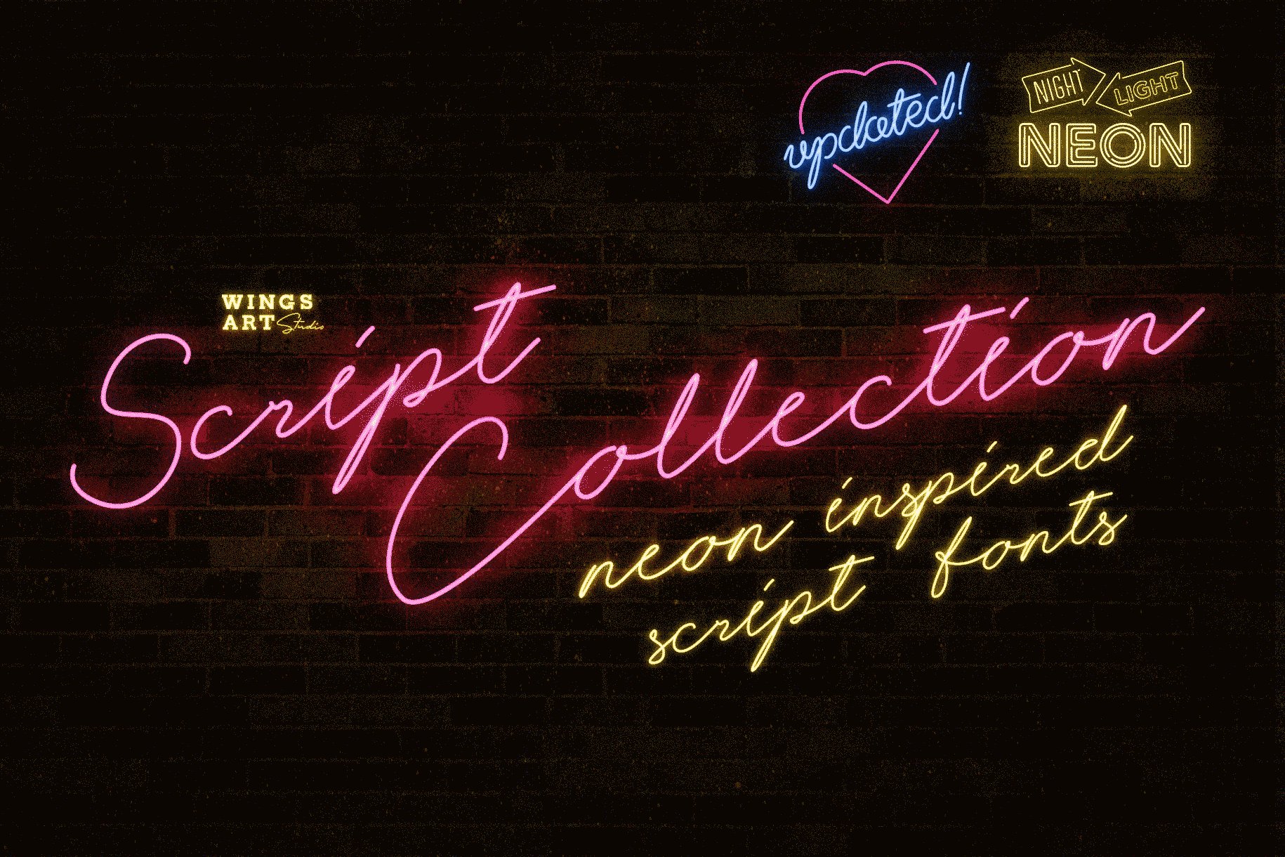 37 Best Neon Fonts to Sparkle Your Designs (Updated) Onedesblog