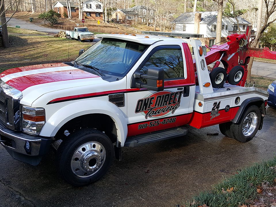 Home One Direct Towing Towing Roadside Assistance Cary, NC Parking Lot