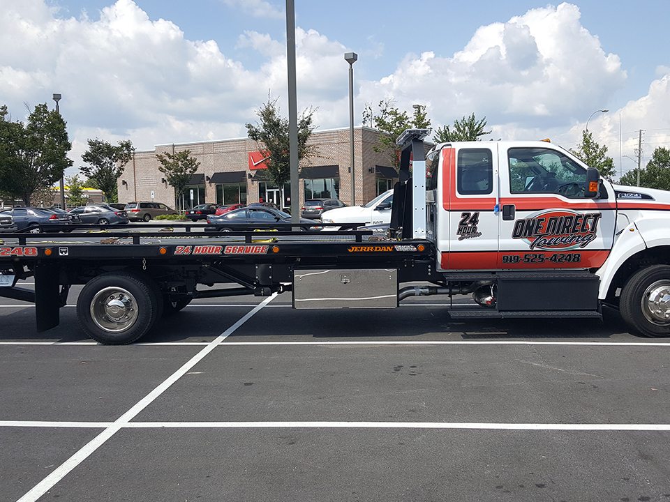 Home One Direct Towing Towing Roadside Assistance Cary, NC Parking Lot