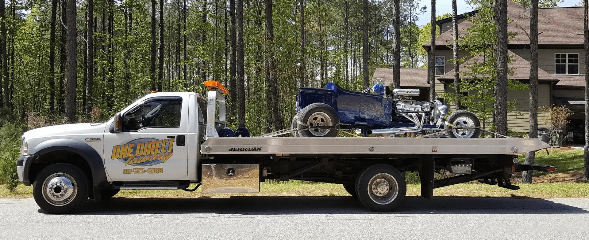 Home One Direct Towing Towing Roadside Assistance Cary, NC Parking Lot